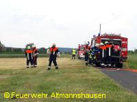 Brand landwirtschaftliches Gerät