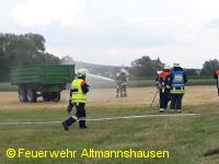 Brand landwirtschaftliches Gerät