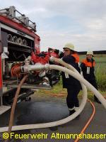 Brand landwirtschaftliches Gerät